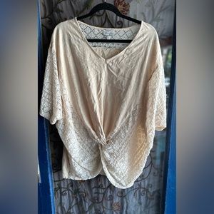 Cream Blouse